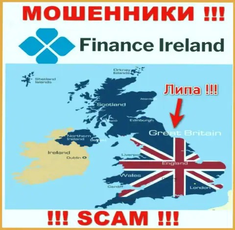 Мошенники Finance Ireland не размещают достоверную инфу касательно их юрисдикции