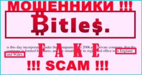 Не доверяйте internet лохотронщикам из компании Bitles - они публикуют ложную информацию о юрисдикции