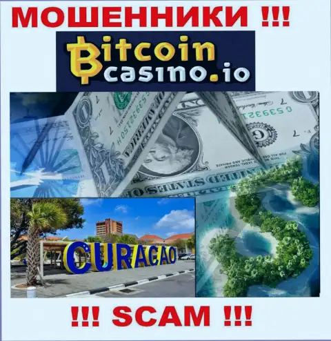BitcoinCasino свободно грабят, так как разместились на территории - Curacao