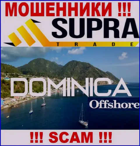 Компания SupraTrade Io прикарманивает деньги доверчивых людей, расположившись в оффшоре - Dominica