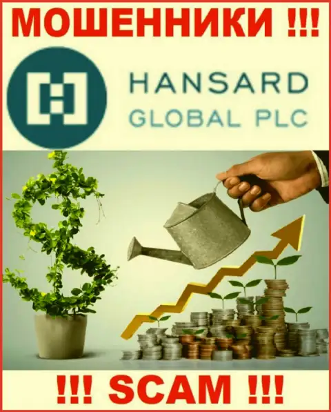 Hansard Com говорят своим клиентам, что оказывают свои услуги в сфере Investing
