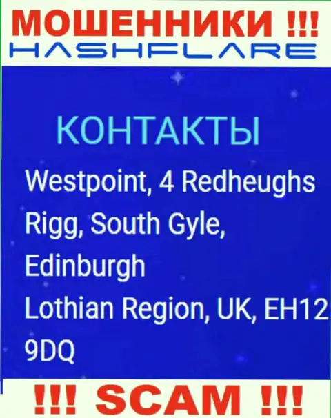HashFlare - это неправомерно действующая компания, которая спряталась в офшоре по адресу - Westpoint, 4 Redheughs Rigg, South Gyle, Edinburgh, Lothian Region, UK, EH12 9DQ