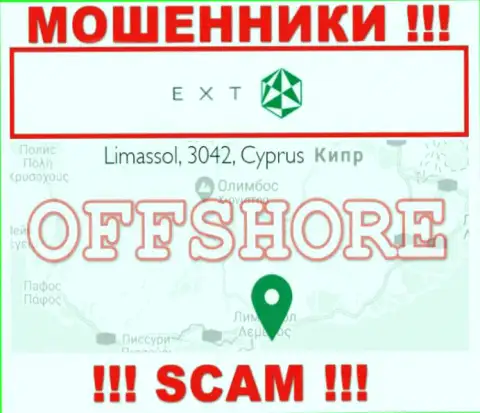 Оффшорные internet обманщики EXT прячутся здесь - Cyprus