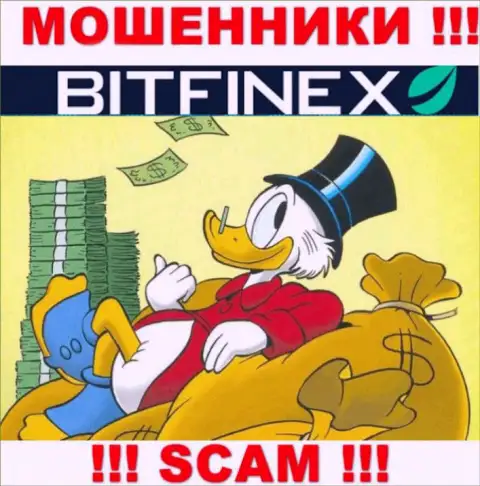 С конторой Bitfinex не сумеете заработать, затащат к себе в организацию и ограбят подчистую