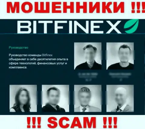 Кто точно руководит Bitfinex непонятно, на сайте кидал показаны ложные сведения