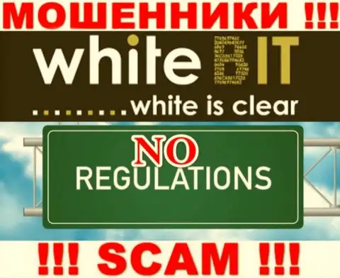 С WhiteBit Com весьма опасно сотрудничать, так как у конторы нет лицензии на осуществление деятельности и регулятора