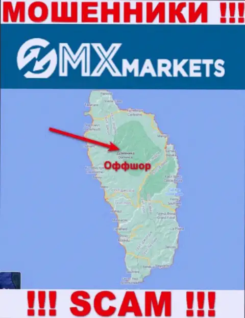 Не верьте жуликам GMXMarkets, потому что они находятся в оффшоре: Dominica