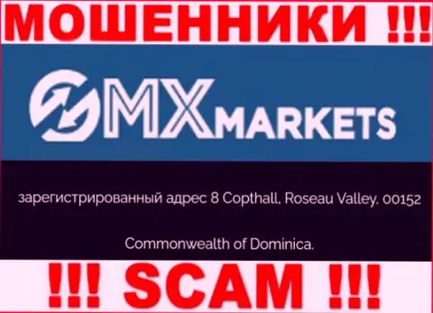 GMX Markets - это МОШЕННИКИGMX MarketsПустили корни в оффшоре по адресу: 8 Copthall, Roseau Valley, 00152 Commonwealth of Dominica