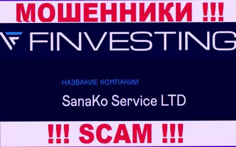 На официальном информационном портале SanaKo Service Ltd указано, что юридическое лицо конторы - SanaKo Service Ltd