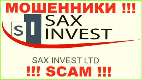 Инфа про юр. лицо интернет-мошенников SaxInvest - SAX INVEST LTD, не сохранит вас от их грязных рук