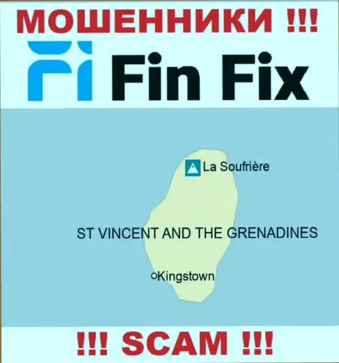ФинФикс спрятались на территории St. Vincent & the Grenadines и свободно сливают денежные вложения