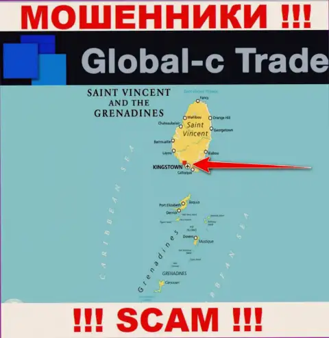 Будьте очень внимательны мошенники Global C Trade расположились в оффшоре на территории - Сент-Винсент и Гренадины