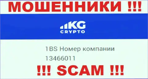Номер регистрации компании Crypto KG, в которую сбережения лучше не вводить: 13466011