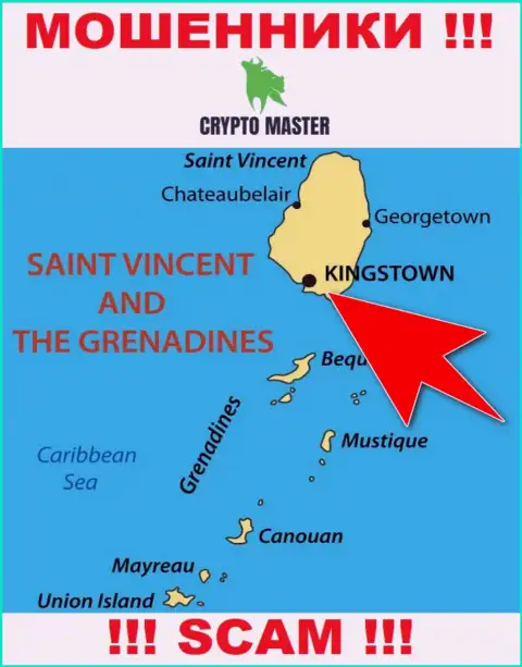 Из конторы Crypto Master LLC денежные активы вернуть невозможно, они имеют оффшорную регистрацию: Kingstown, St. Vincent and the Grenadines