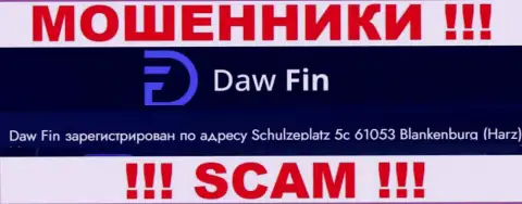 DawFin Com предоставляют своим клиентам ложную информацию об оффшорной юрисдикции