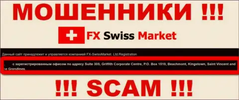 Юридическое место регистрации internet-аферистов FX SwissMarket - Saint Vincent and the Grendines