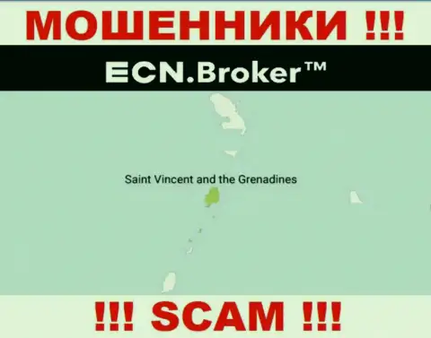 Пустив корни в оффшорной зоне, на территории St. Vincent and the Grenadines, ECN Broker безнаказанно грабят клиентов
