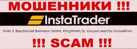 Сьюит 3, бизнес Центр Бичмонт, Кингстаун, Сент-Винсент и Гренадины это оффшорный юридический адрес InstaTrader Net, откуда АФЕРИСТЫ оставляют без денег клиентов